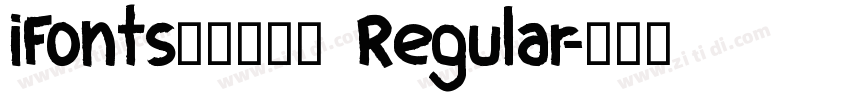 iFonts航天腾飞体 Regular字体转换